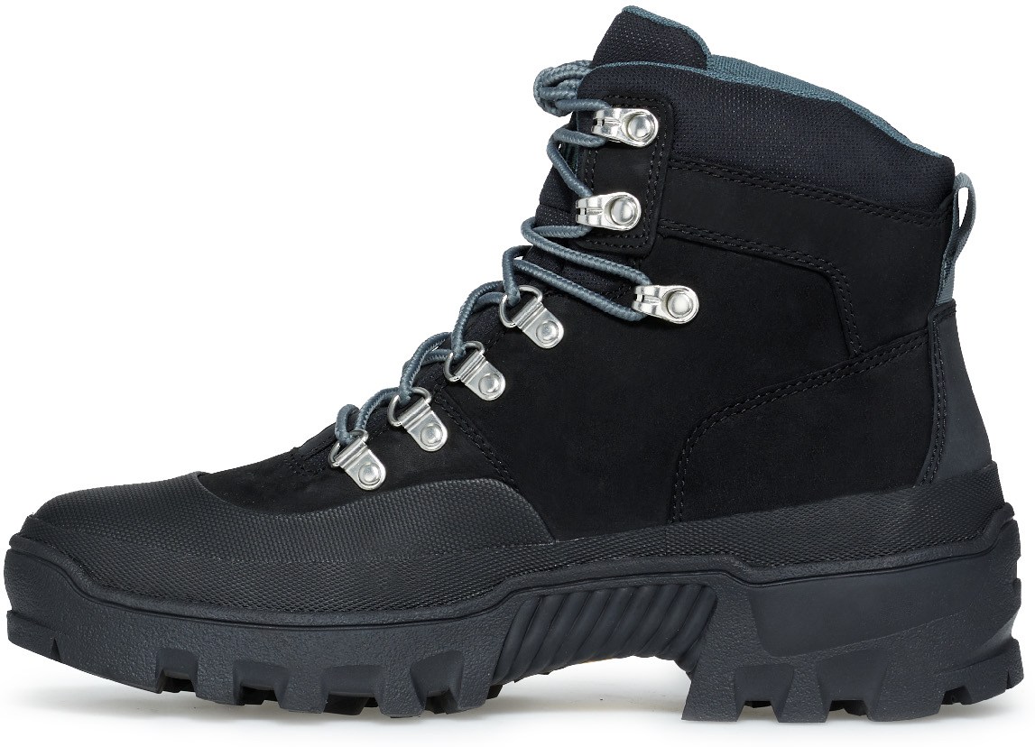 Timberland: Black VIBRAM® Euro Hiker Shell Toe Boot - 2