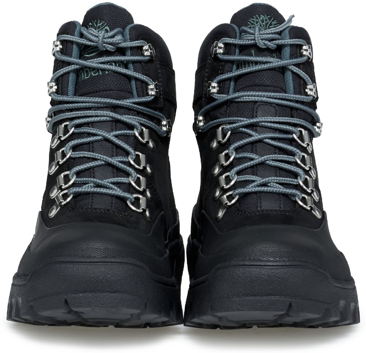 Timberland: Black VIBRAM® Euro Hiker Shell Toe Boot - 3