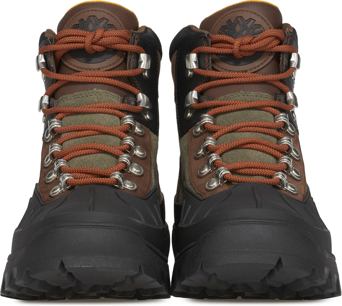 Timberland: Brown Vibram® Waterproof Mid Hiker - 3