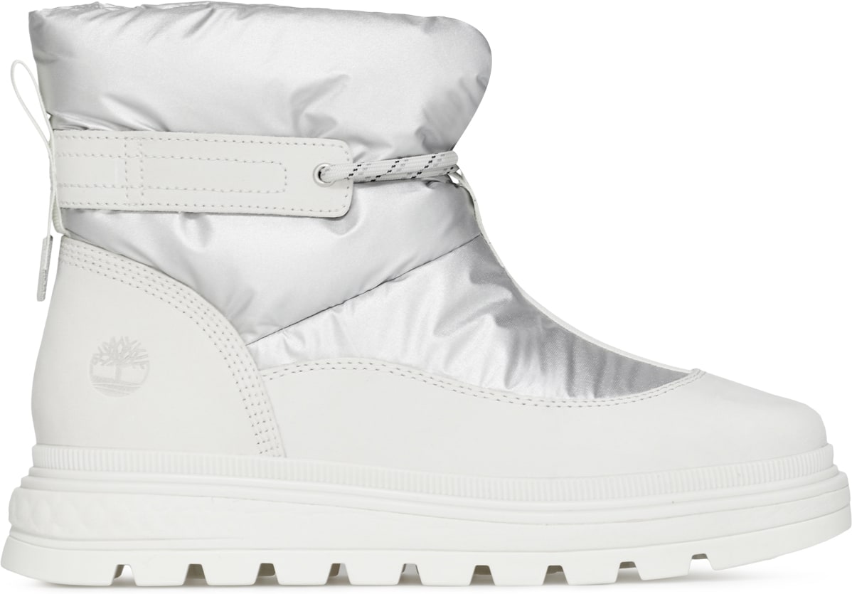 Timberland: White Ray City Waterproof Puffer Mid Boots - 1