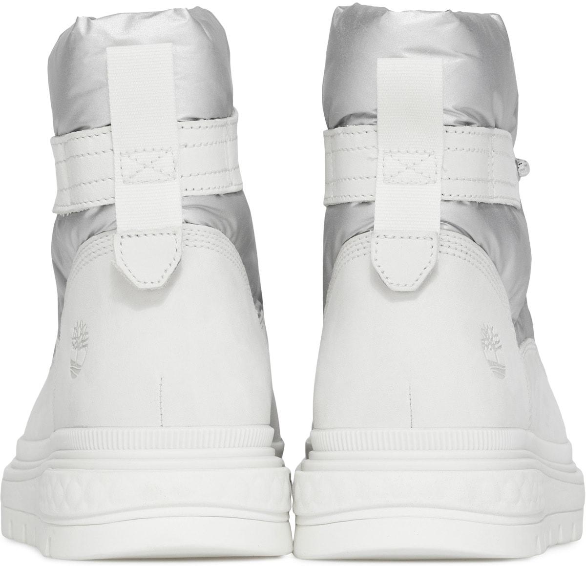 Timberland: Blanc Bottes Imperméables Puffer Ray City Blanc - 5