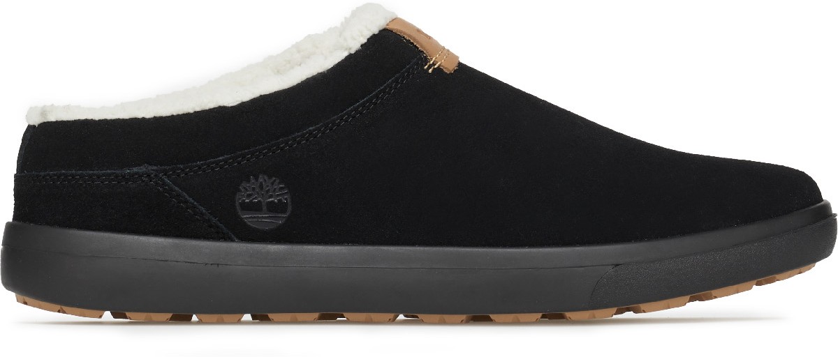 Timberland: Black Ashwood Park Slippers - 1