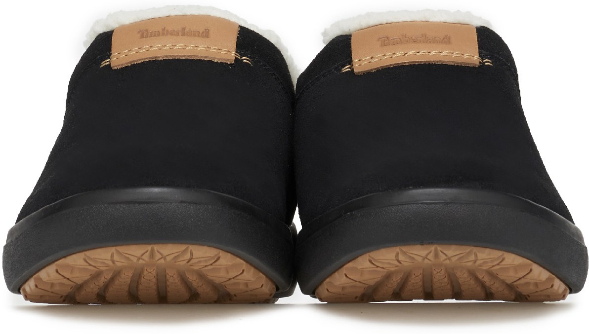 Timberland: Black Ashwood Park Slippers - 3