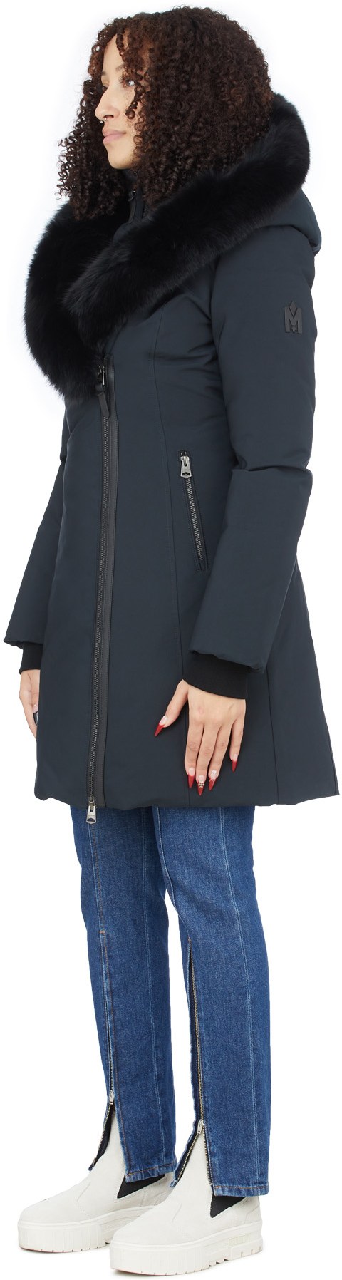 Mackage: Noir Manteau Trish-BX Noir - 2