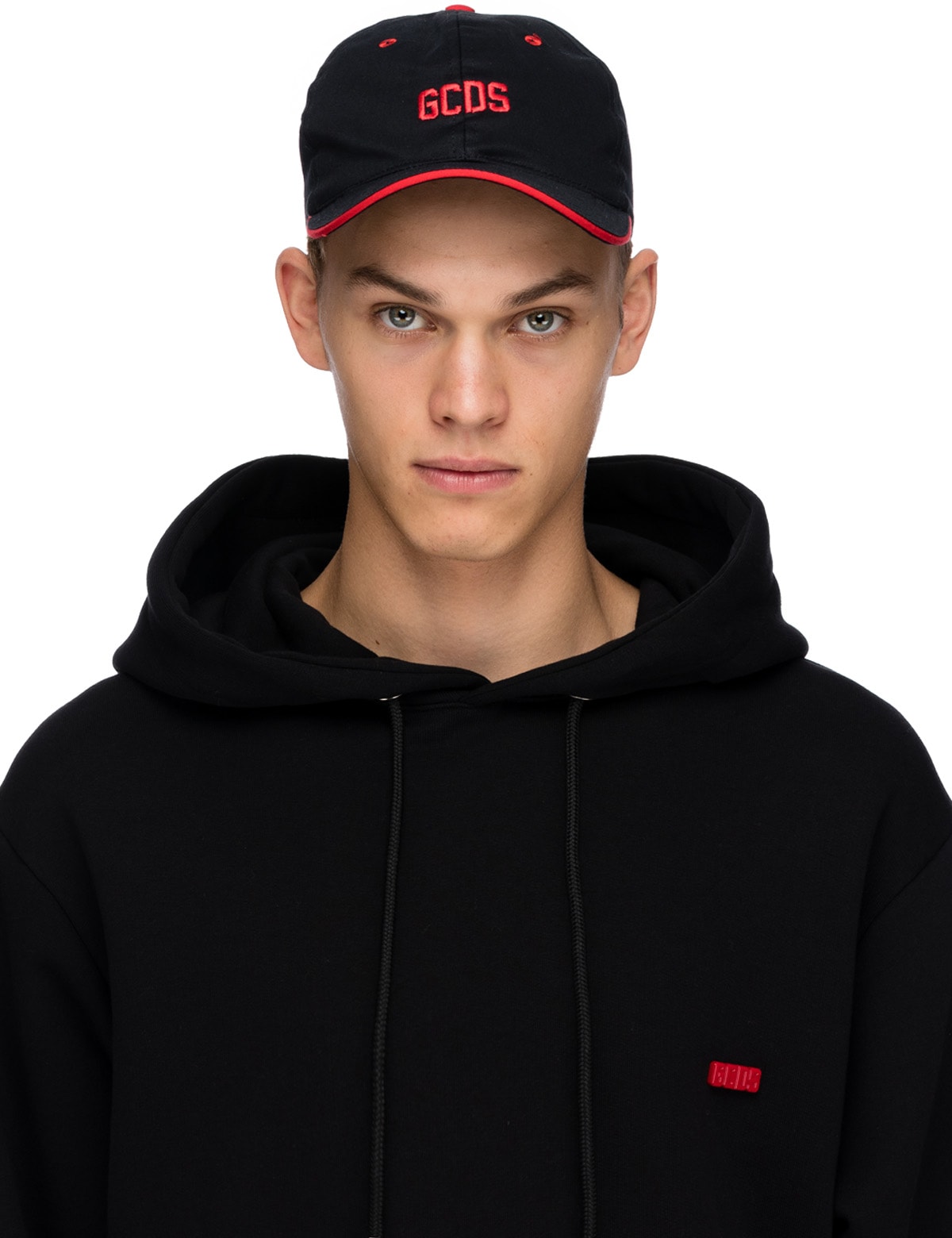 GCDS: Black Logo Cap - 1