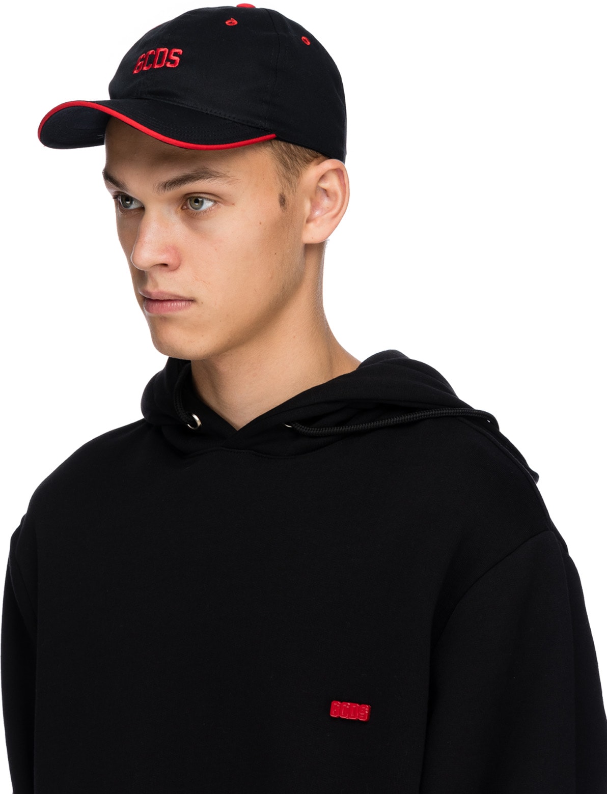 GCDS: Black Logo Cap - 2