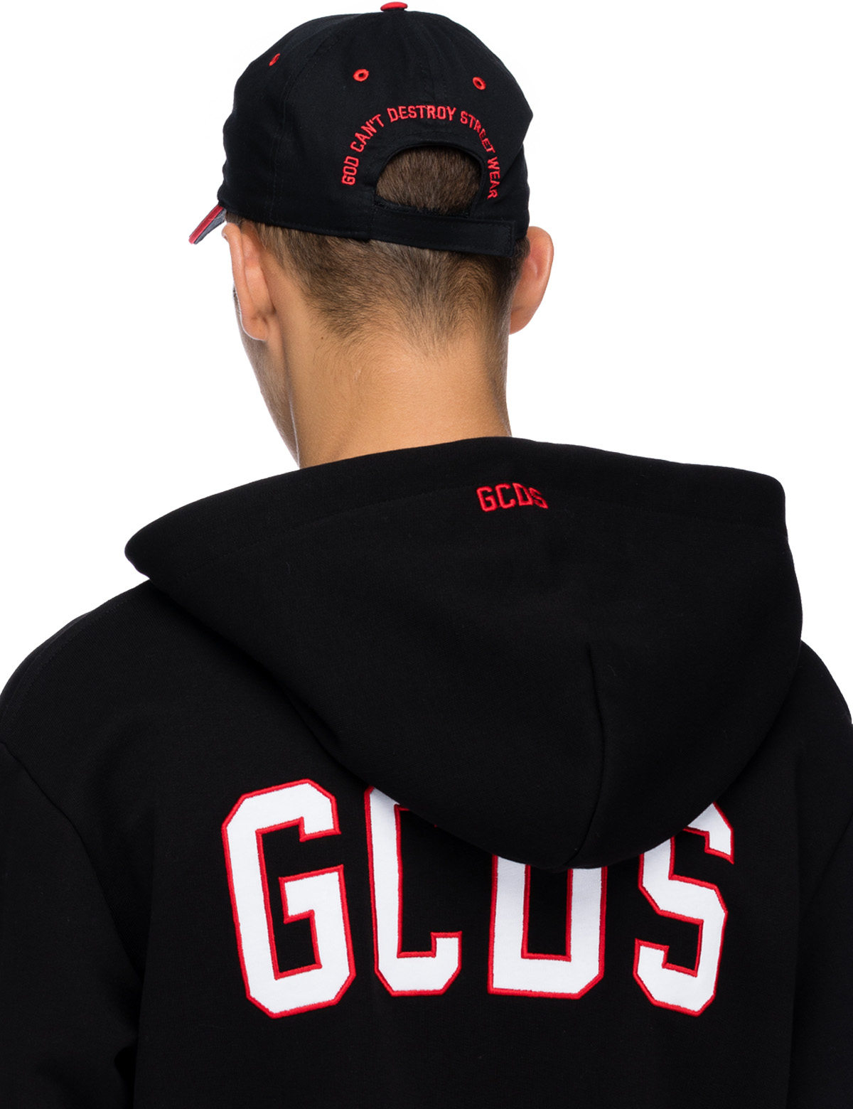 GCDS: Black Logo Cap - 3