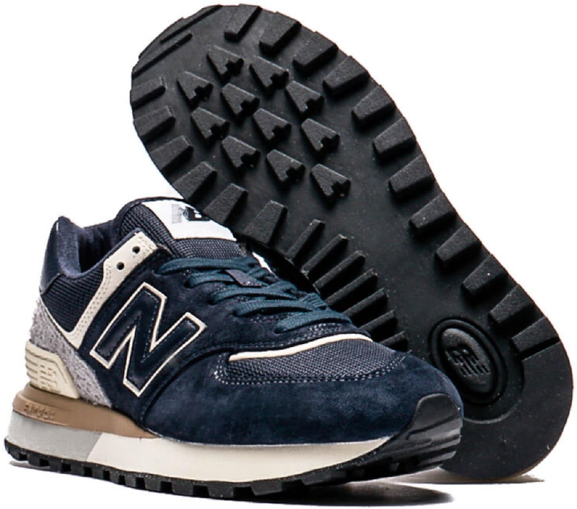 New Balance: Blue 574 Legacy - 4