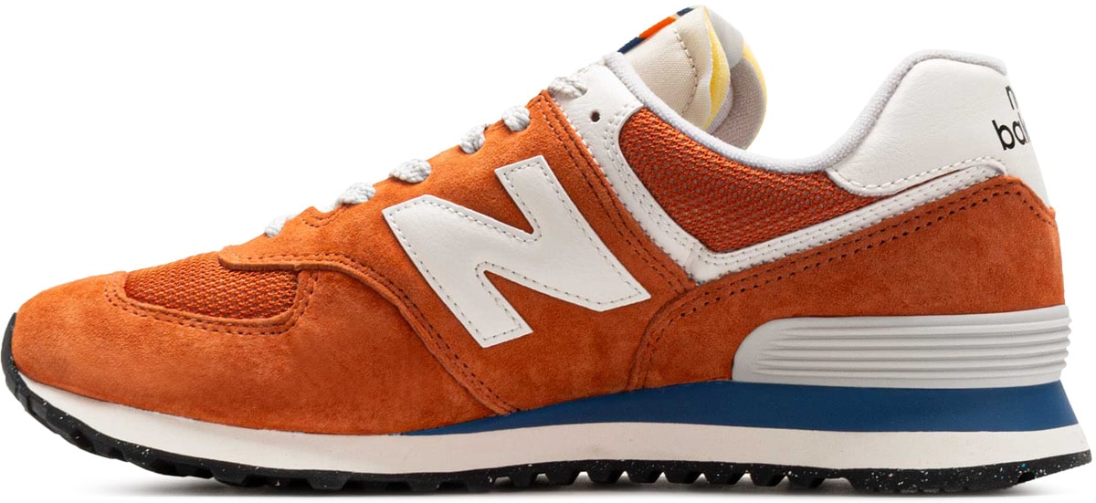 New Balance: Orange 574 - 2