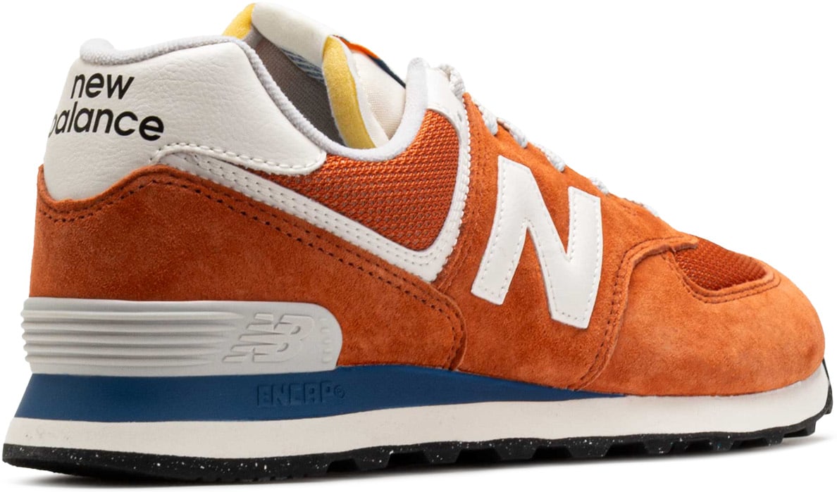 New Balance: Orange 574 - 4