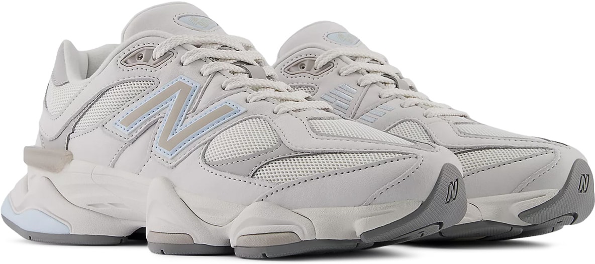 New Balance: Gris 9060 Gris - 3