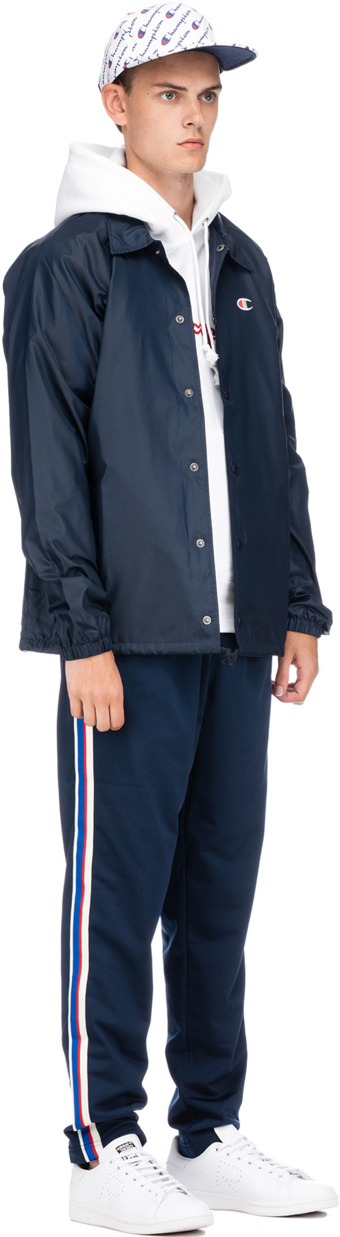 Champion: Blue Coaches Jacket - 4