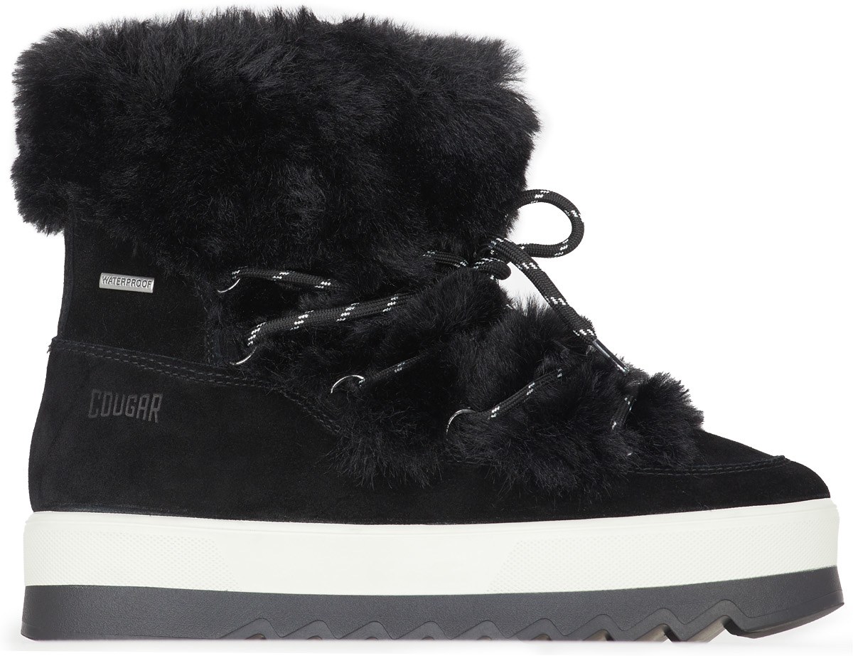 Cougar: Black Vanity Suede Winter Boots - 1