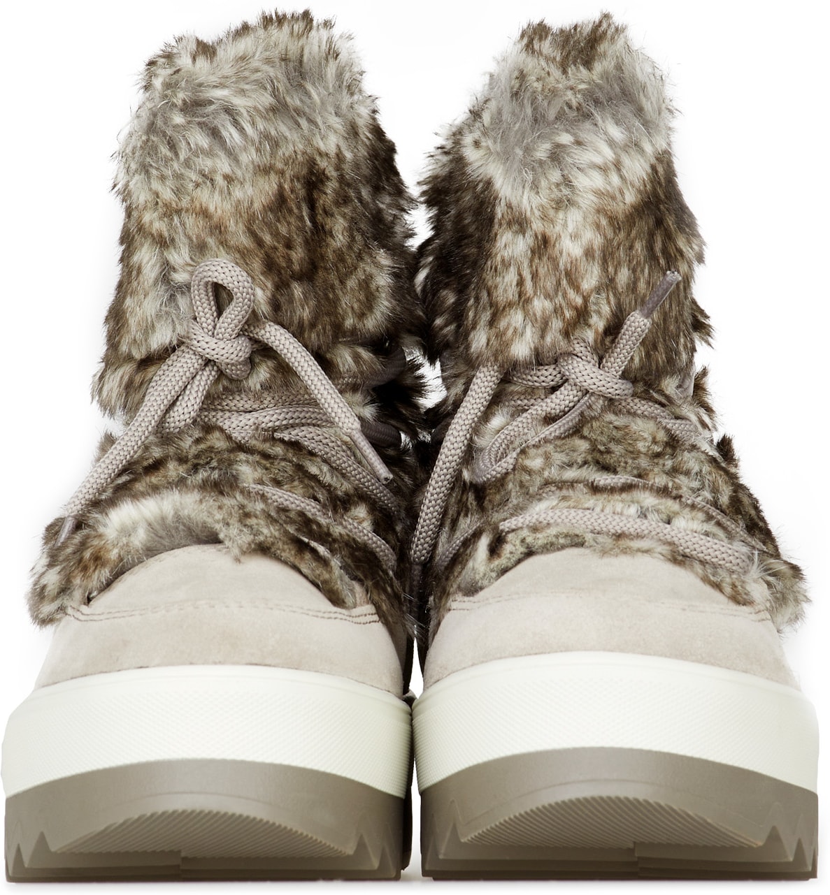 Cougar: White Vanity Suede Winter Boots - 3