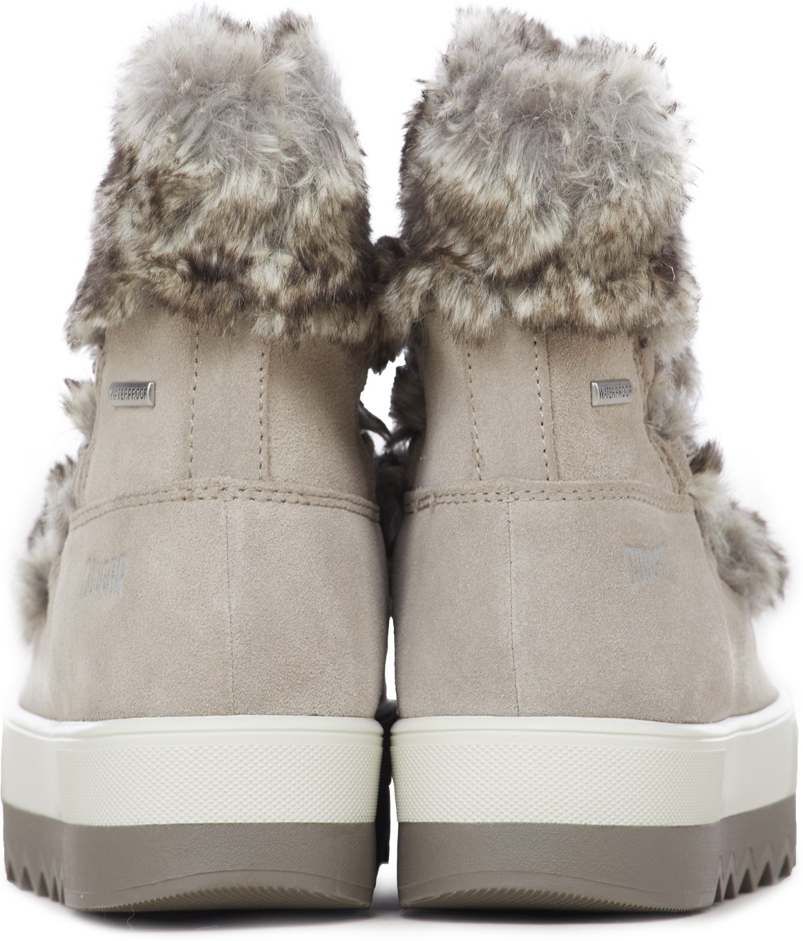 Cougar: White Vanity Suede Winter Boots - 5