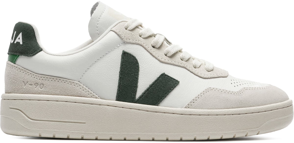 VEJA: White V-90 O.T. Leather - 1