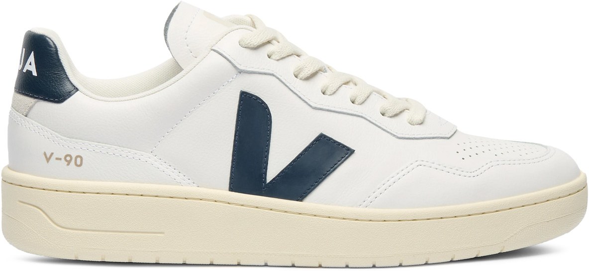 VEJA: Blanc Cuir V-90 Blanc - 1