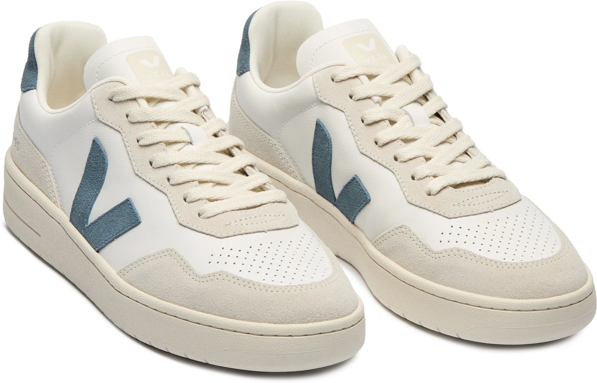 VEJA: Blanc Cuir V-90 Blanc - 2
