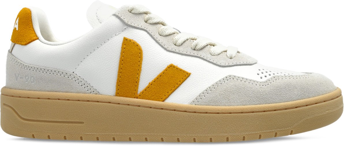 VEJA: Blanc Cuir V-90 Blanc - 1