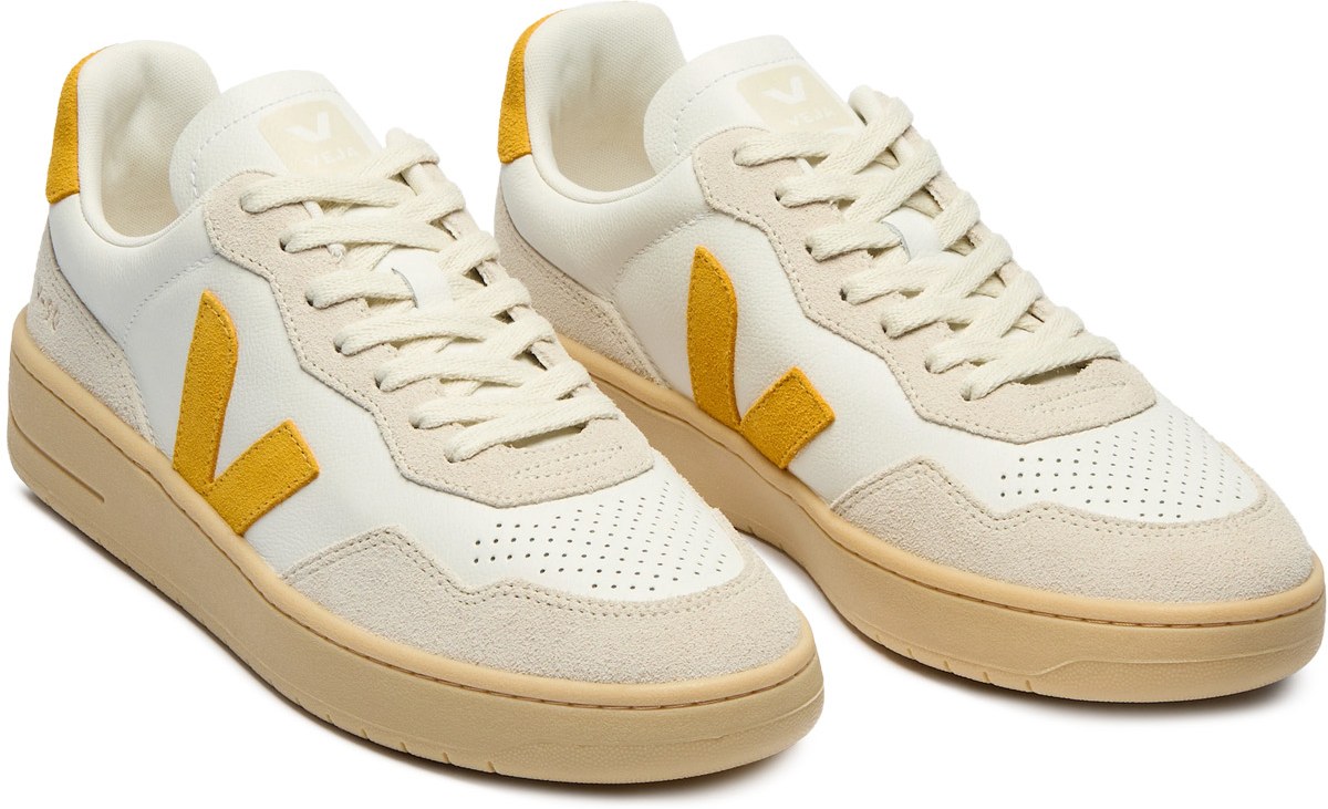 VEJA: Blanc Cuir V-90 Blanc - 2