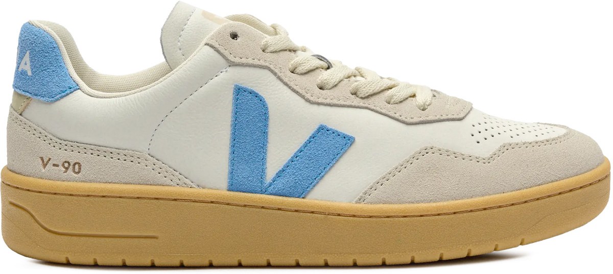 VEJA: Blanc Cuir V-90 Blanc - 1
