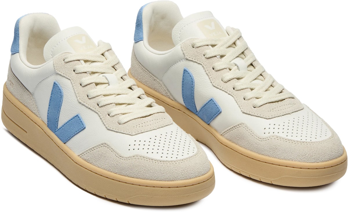 VEJA: Blanc Cuir V-90 Blanc - 2