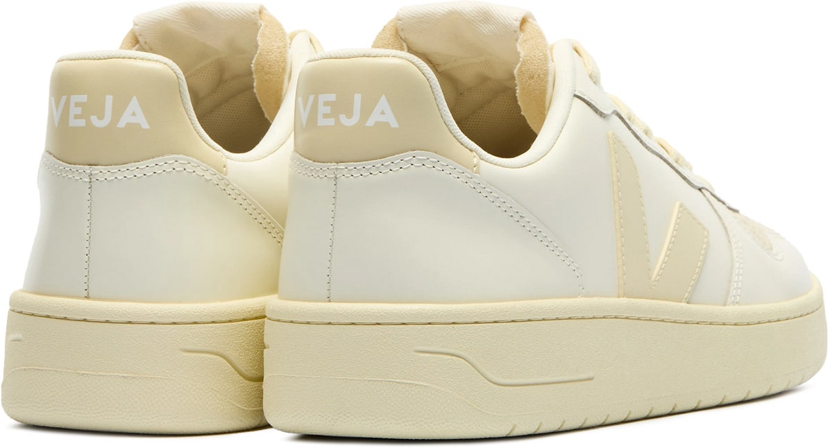 VEJA: Neutrals V-10 Prime Leather - 3