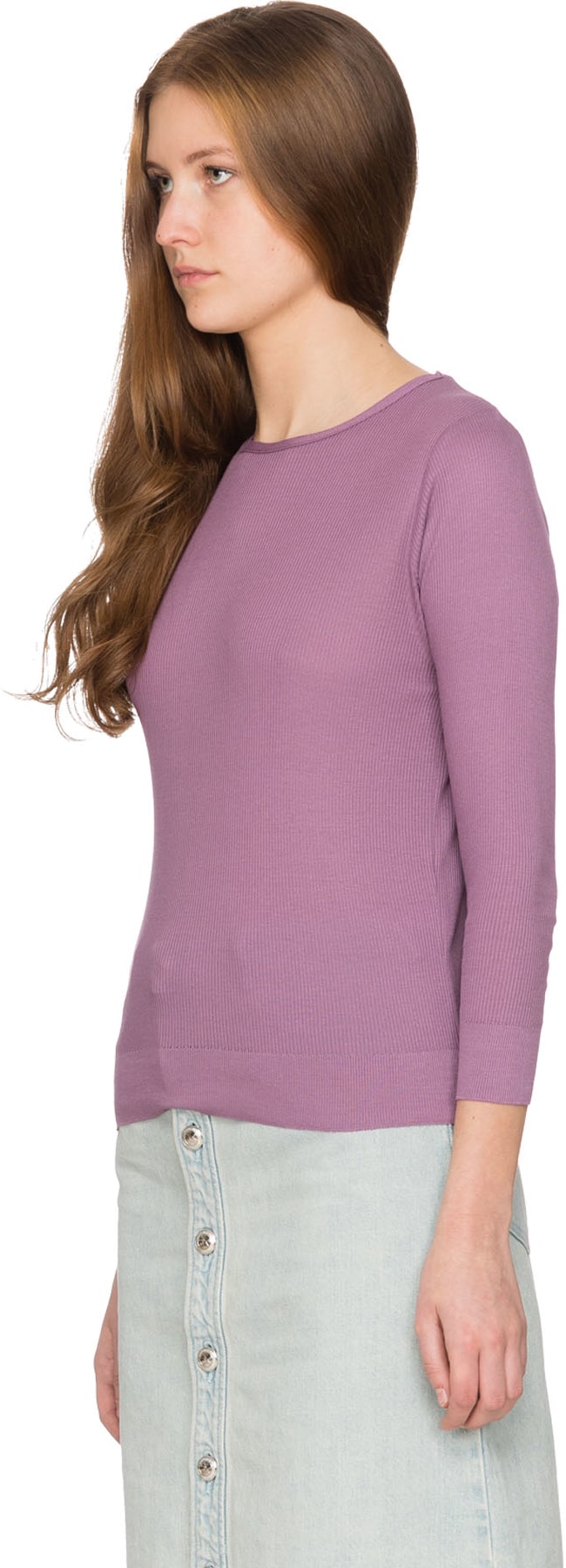 A.P.C.: Purple Laya Long Sleeve T-Shirt - 2