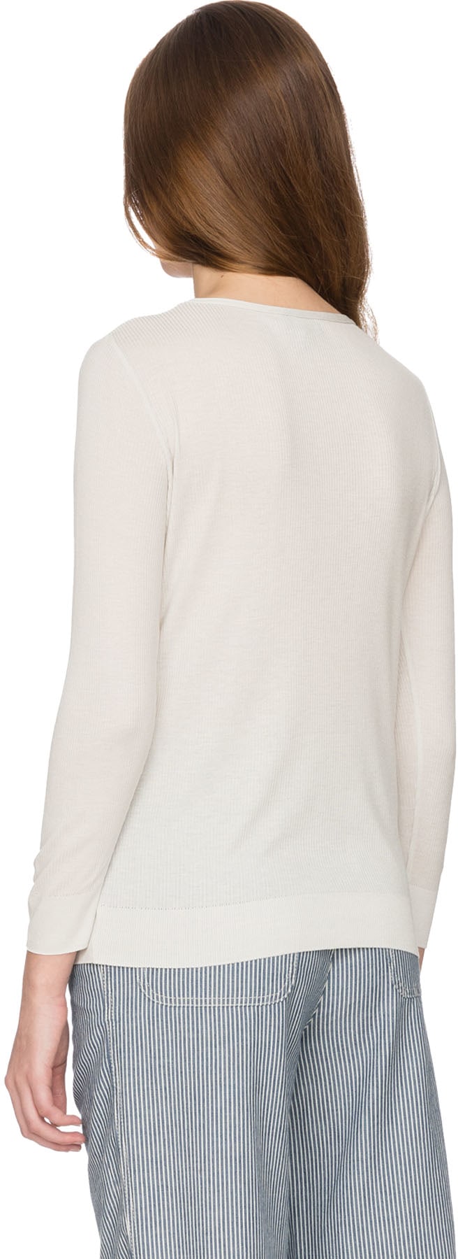 A.P.C.: Grey Laya Long Sleeve T-Shirt - 3