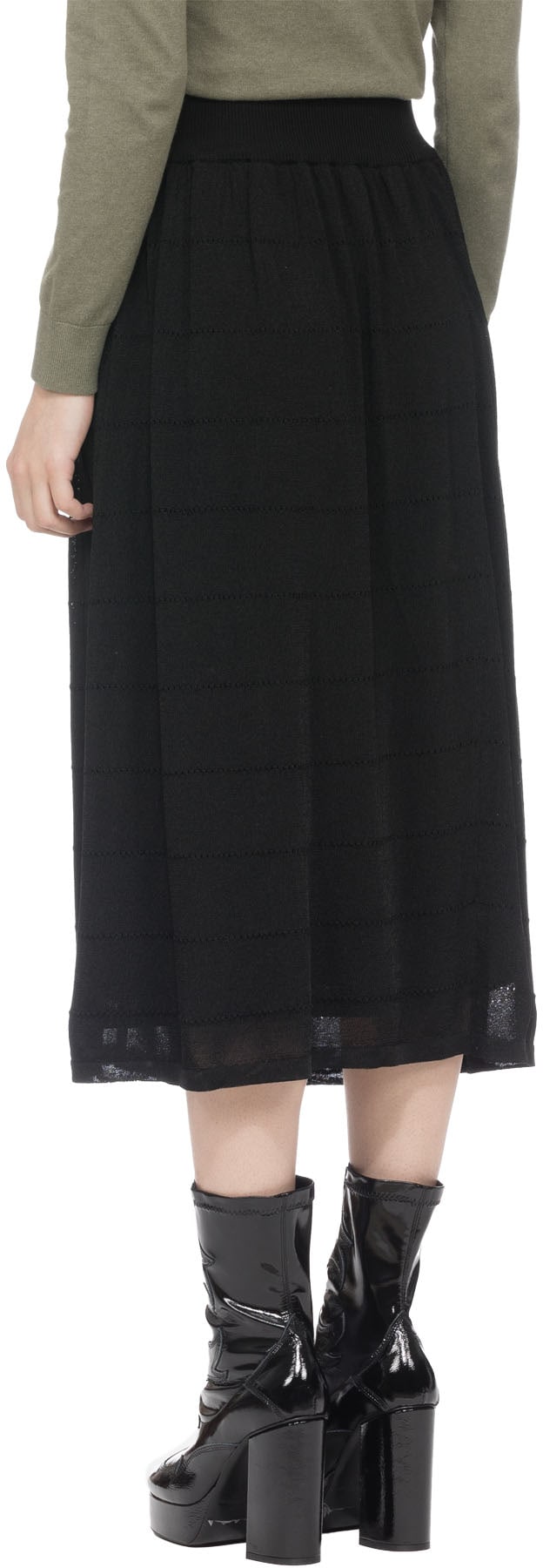 A.P.C.: Black Matina Skirt - 3