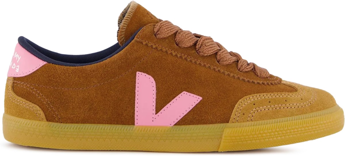 VEJA: Brown Volley Suede VEJA x Make My Lemonade - 1