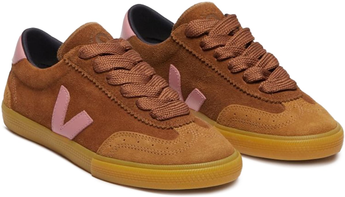 VEJA: Brown Volley Suede VEJA x Make My Lemonade - 3