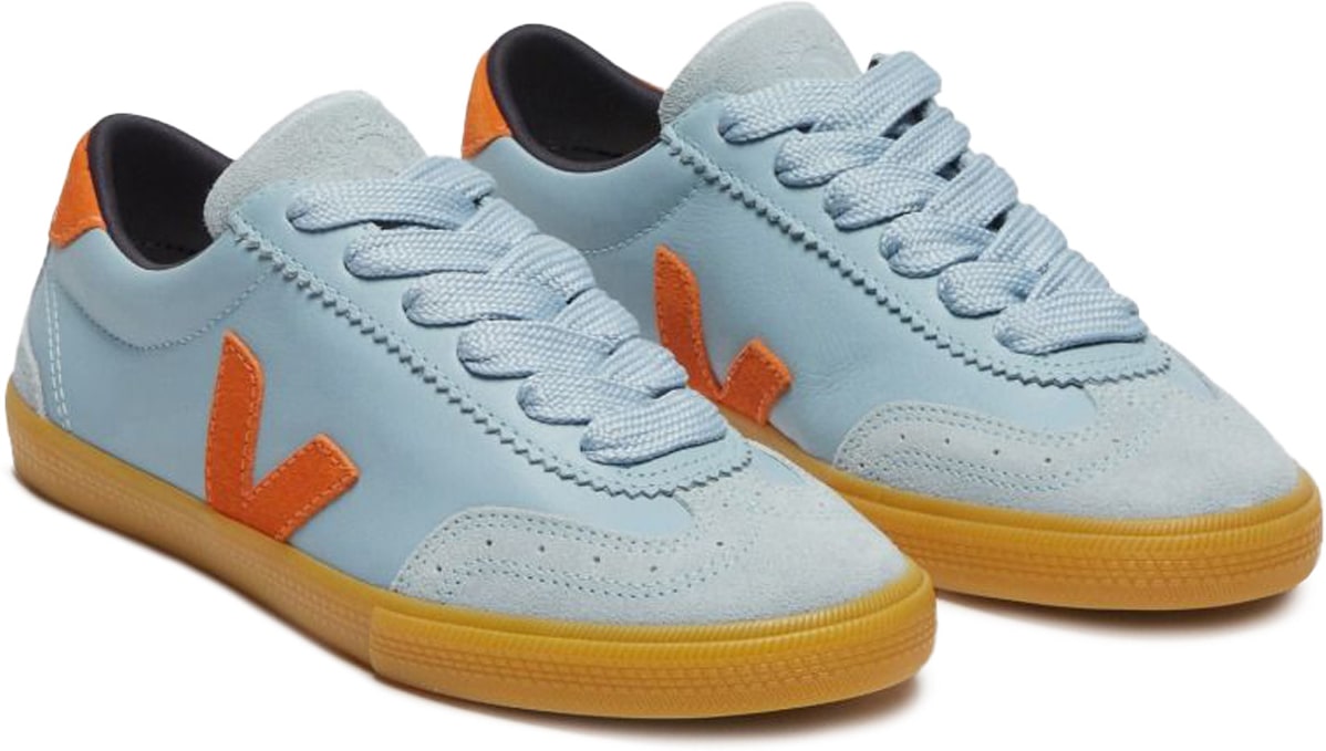 VEJA: Bleu Volley Leather VEJA x Make My Lemonade Bleu - 3