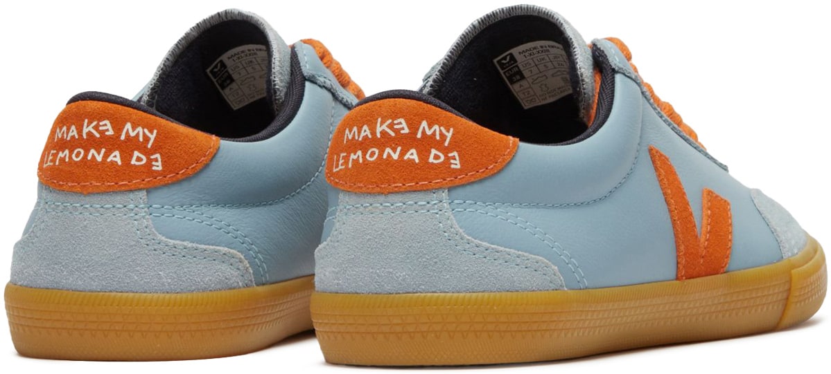 VEJA: Bleu Volley Leather VEJA x Make My Lemonade Bleu - 4