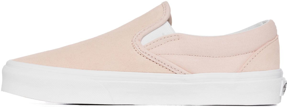 Vans: Pink Classic Slip-On Suede - 2