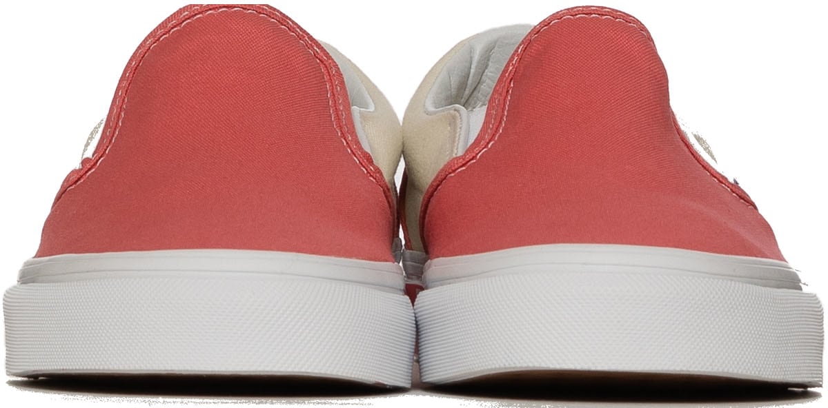 Vans: Pink Checker Sidewall Slip-On - 3