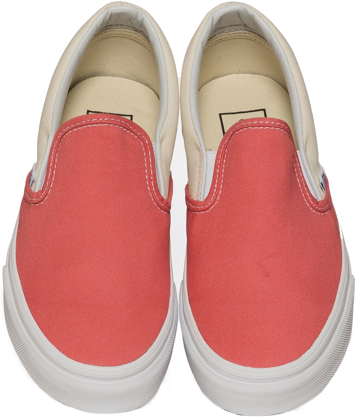 Vans: Pink Checker Sidewall Slip-On - 4