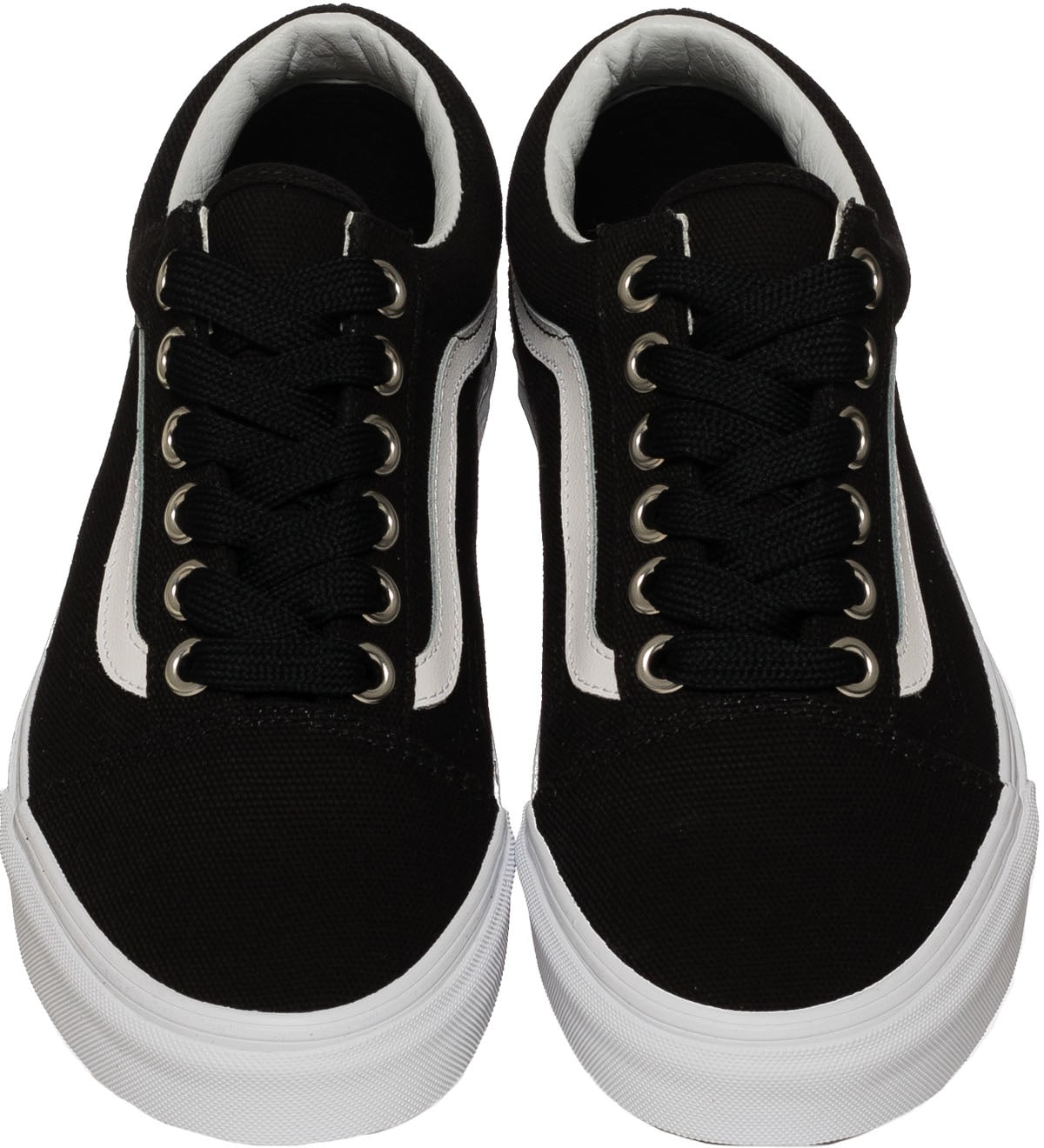 Vans: Black Old Skool Oversize Lace - 4