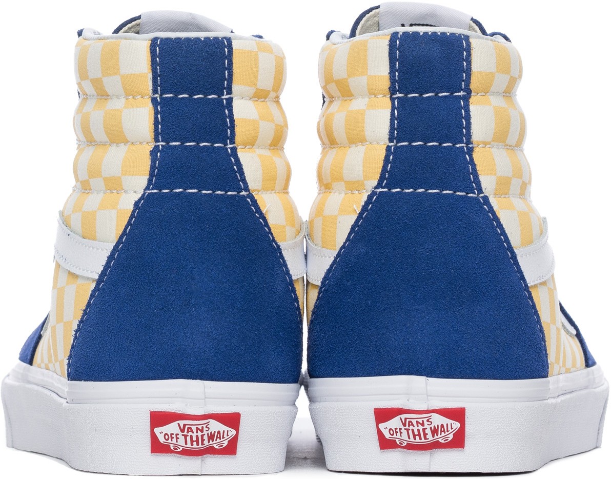 Vans: Multicolor BMX Checkerboard SK8-Hi - 5