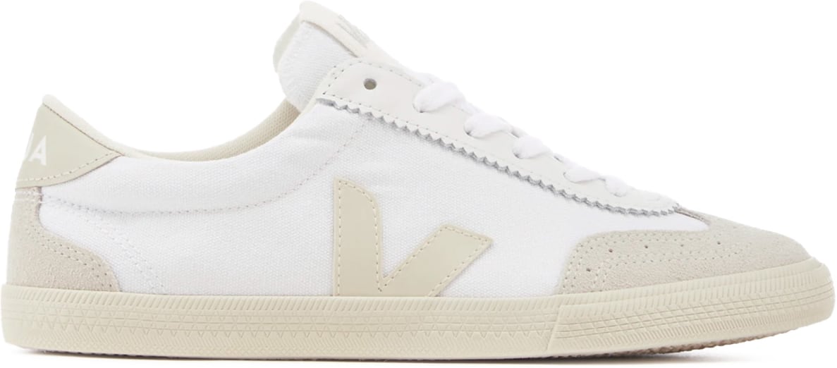 VEJA: White Volley Canvas - 1