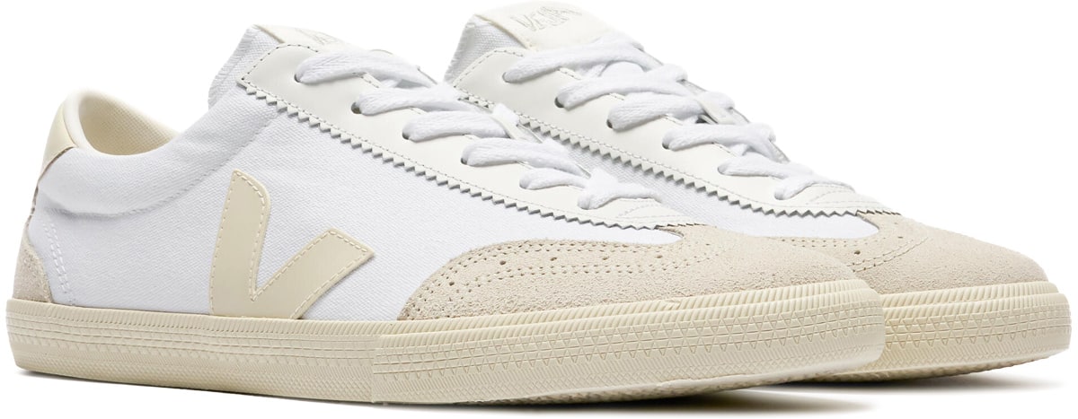 VEJA: Blanc Volley Canvas Blanc - 3