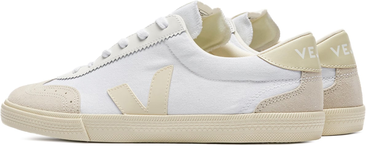 VEJA: White Volley Canvas - 4