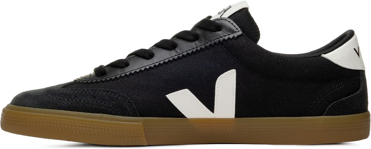 VEJA: Black Volley Canvas - 2