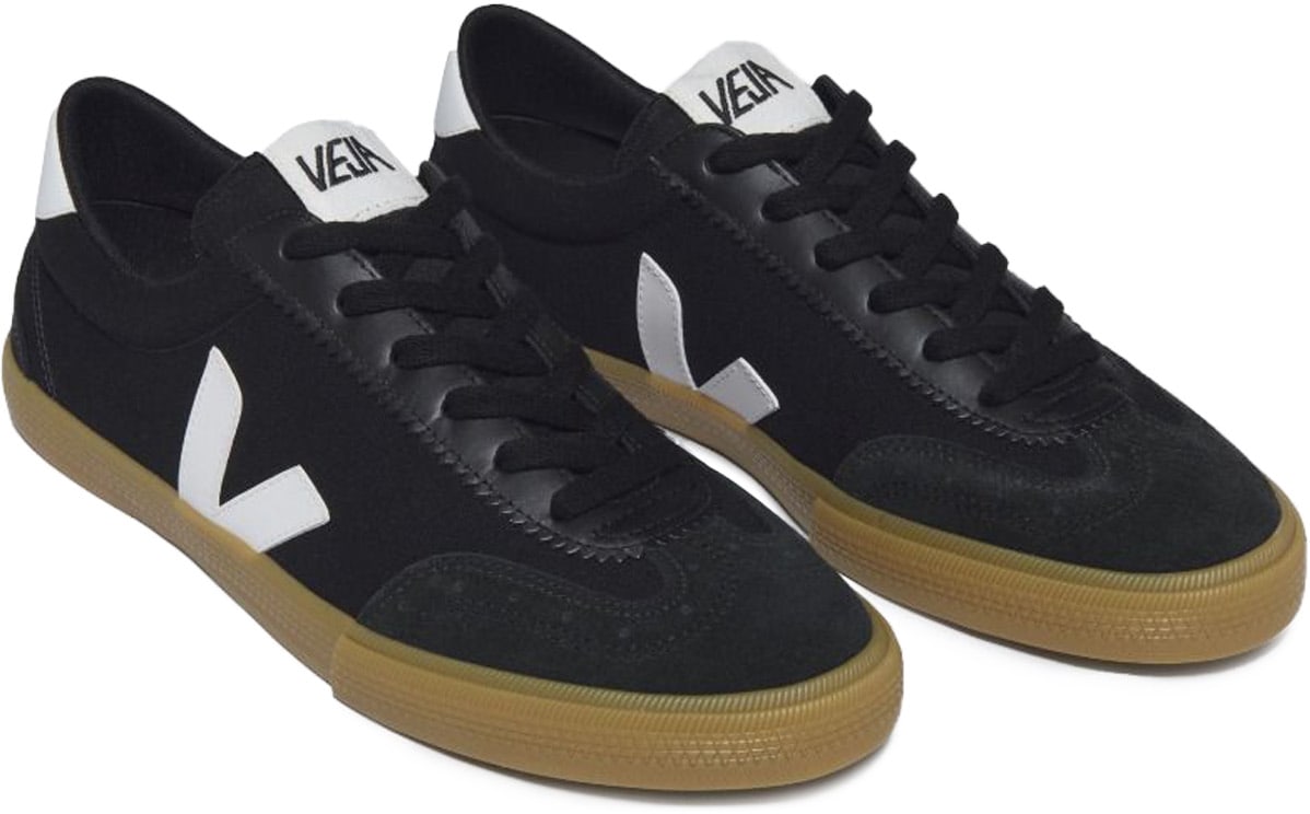 VEJA: Black Volley Canvas - 3