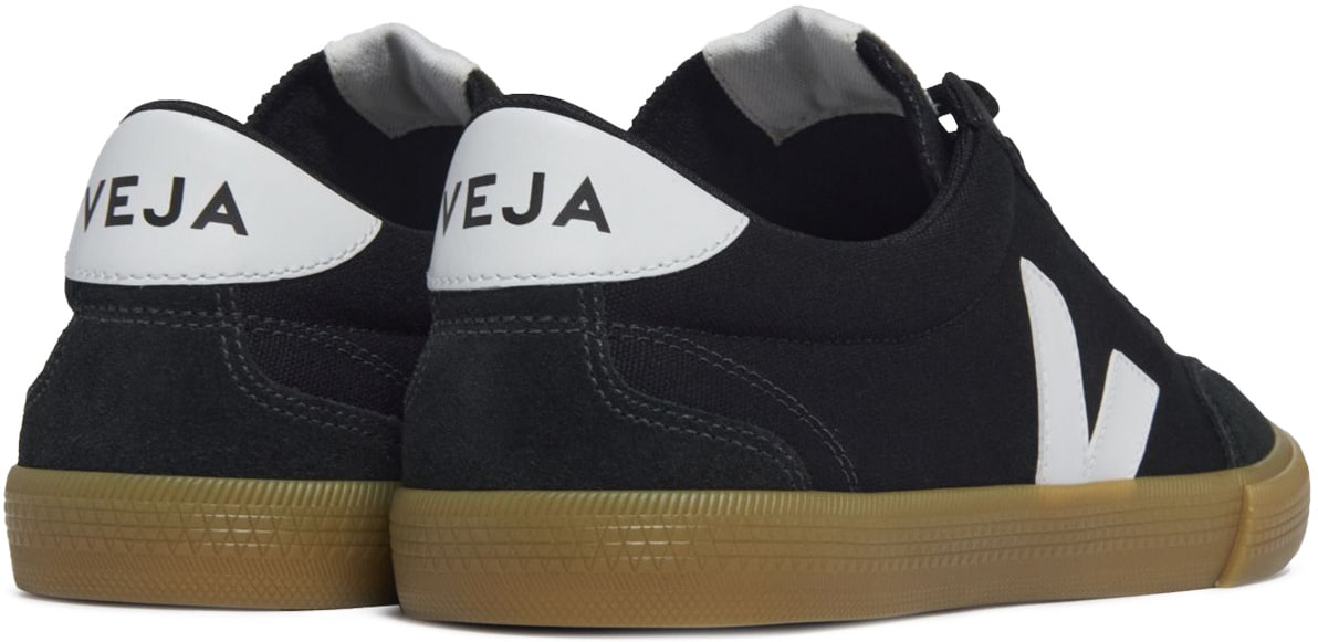 VEJA: Black Volley Canvas - 4