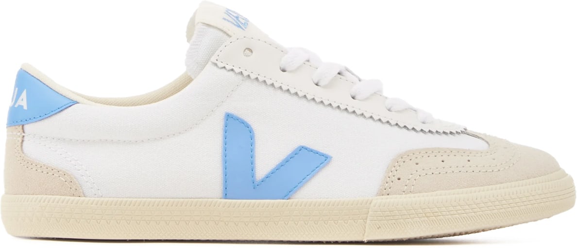 VEJA: White Volley Canvas - 1