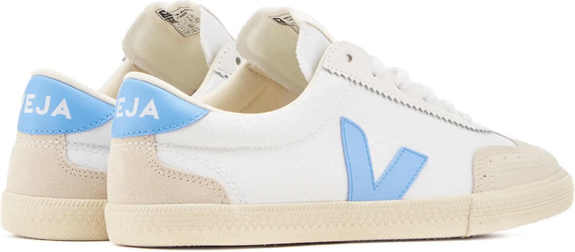 VEJA: White Volley Canvas - 4