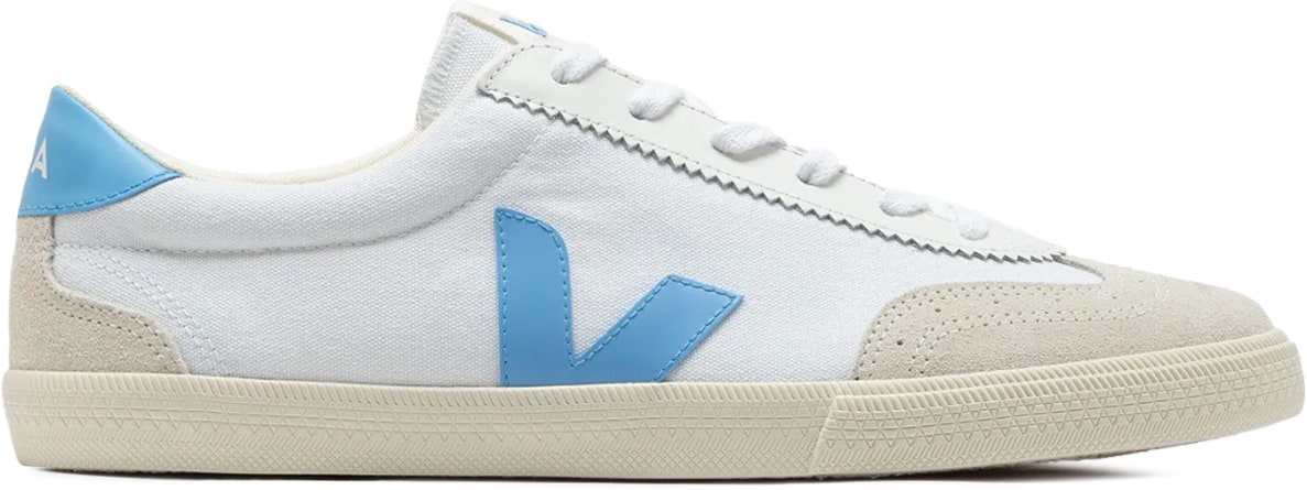 VEJA: White Volley Canvas - 1