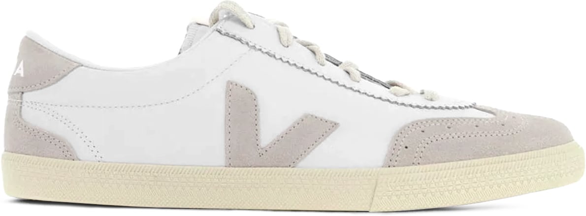 VEJA: Blanc Volley O.T. Cuir Blanc - 1