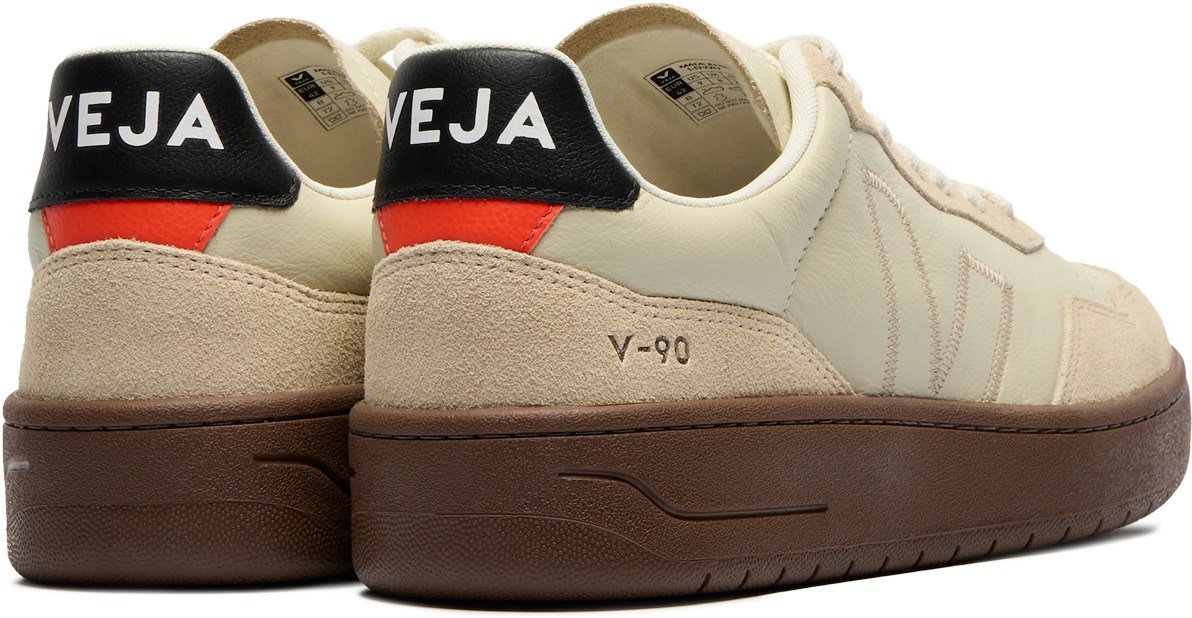 VEJA: Neutrals V-90 ZZ Leather - 3
